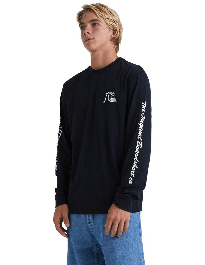 QUICKSILVER THE ORIGINAL BOARDSHORT CO LS TEE