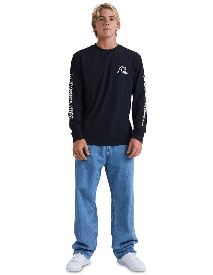 QUICKSILVER THE ORIGINAL BOARDSHORT CO LS TEE