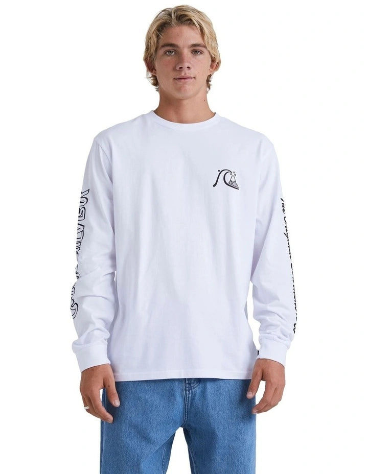 QUICKSILVER THE ORIGINAL BOARDSHORT CO LS TEE