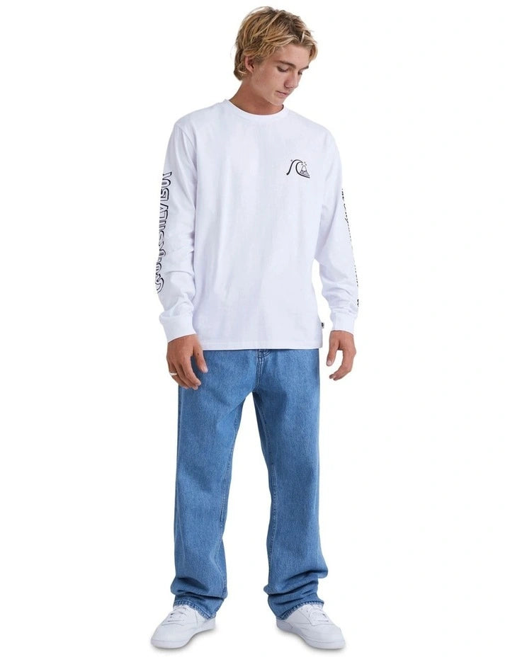 QUICKSILVER THE ORIGINAL BOARDSHORT CO LS TEE