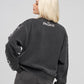THE MAD HUEYS METAL HEART WOMENS CREW PULLOVER