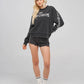 THE MAD HUEYS METAL HEART WOMENS CREW PULLOVER
