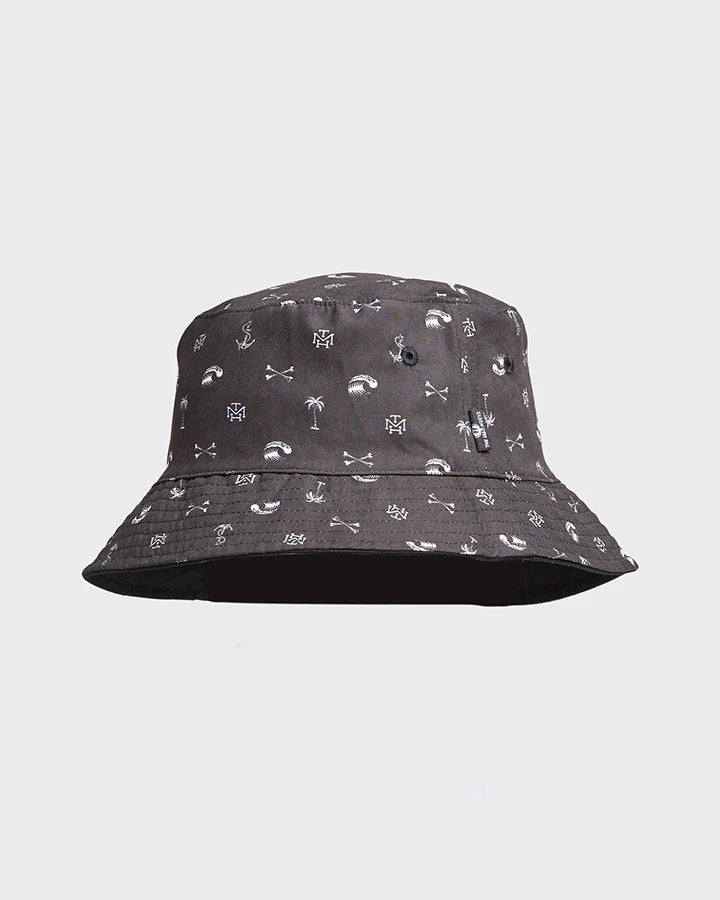 THE MAD HUEYS ANCHOR BONES YOUTH REVERSIBLE BUCKET HAT