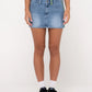 RUSTY FLIP MOMMY LOW RISE MINI DENIM SKIRT