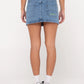 RUSTY FLIP MOMMY LOW RISE MINI DENIM SKIRT