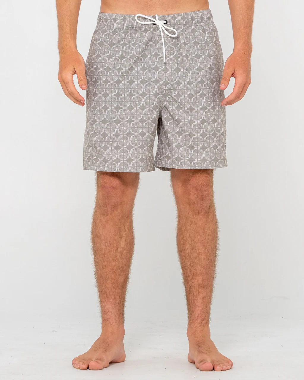 RUSTY ALL OVER ELASTIC WAIST BOARDSHORT MENS