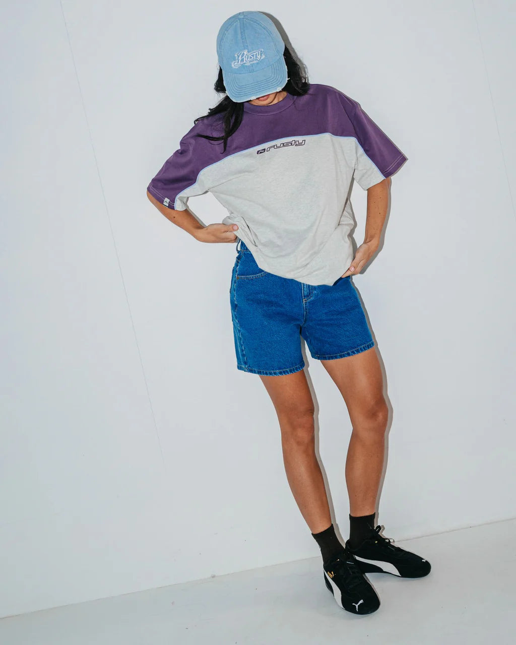 RUSTY BETA DENIM DAD CAP