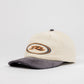 RUSTY ORBIT CORD SIX PANEL CAP