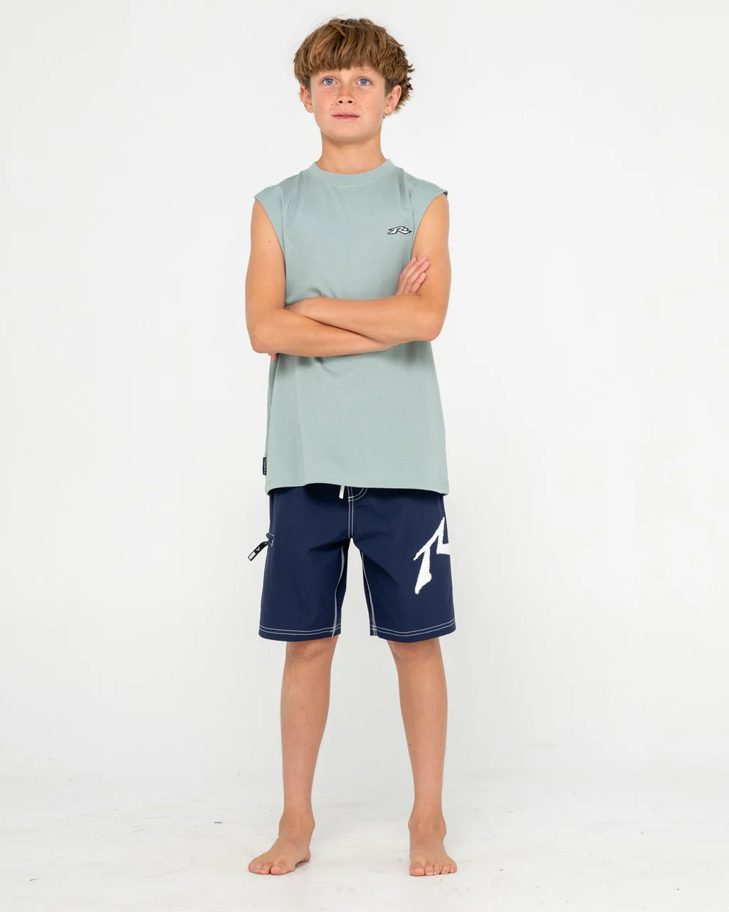 RUSTY BOYS REGISTERED MUSCLE TEE