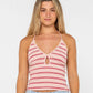 RUSTY EMMA CUT OUT SKIMMER TANK WOMEN