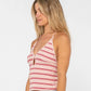 RUSTY EMMA CUT OUT SKIMMER TANK WOMEN