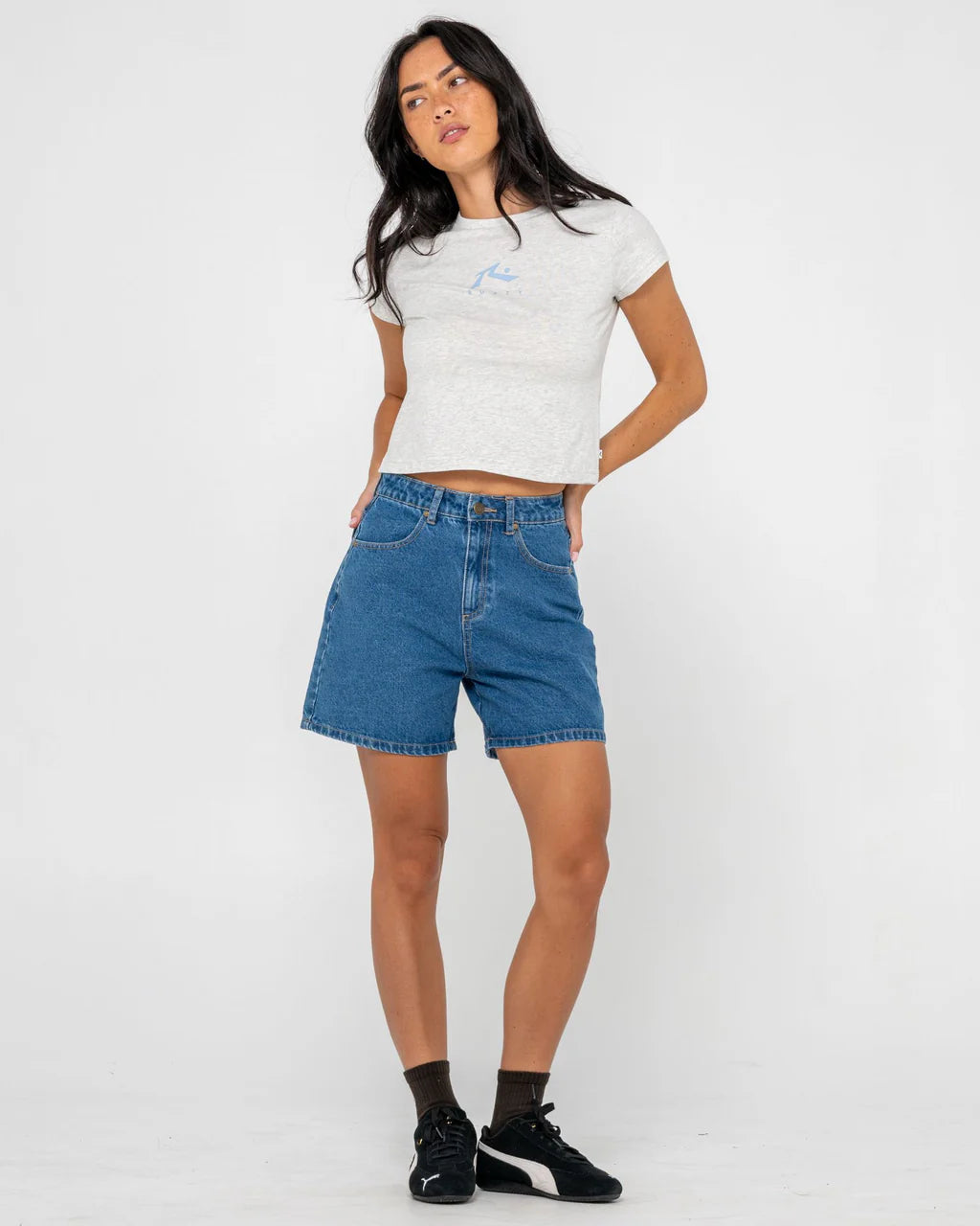RUSTY ESSENTIALS RELAXED MINI TEE