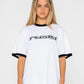 RUSTY OG RUSTY RINGER OVERSIZE TEE WOMEN