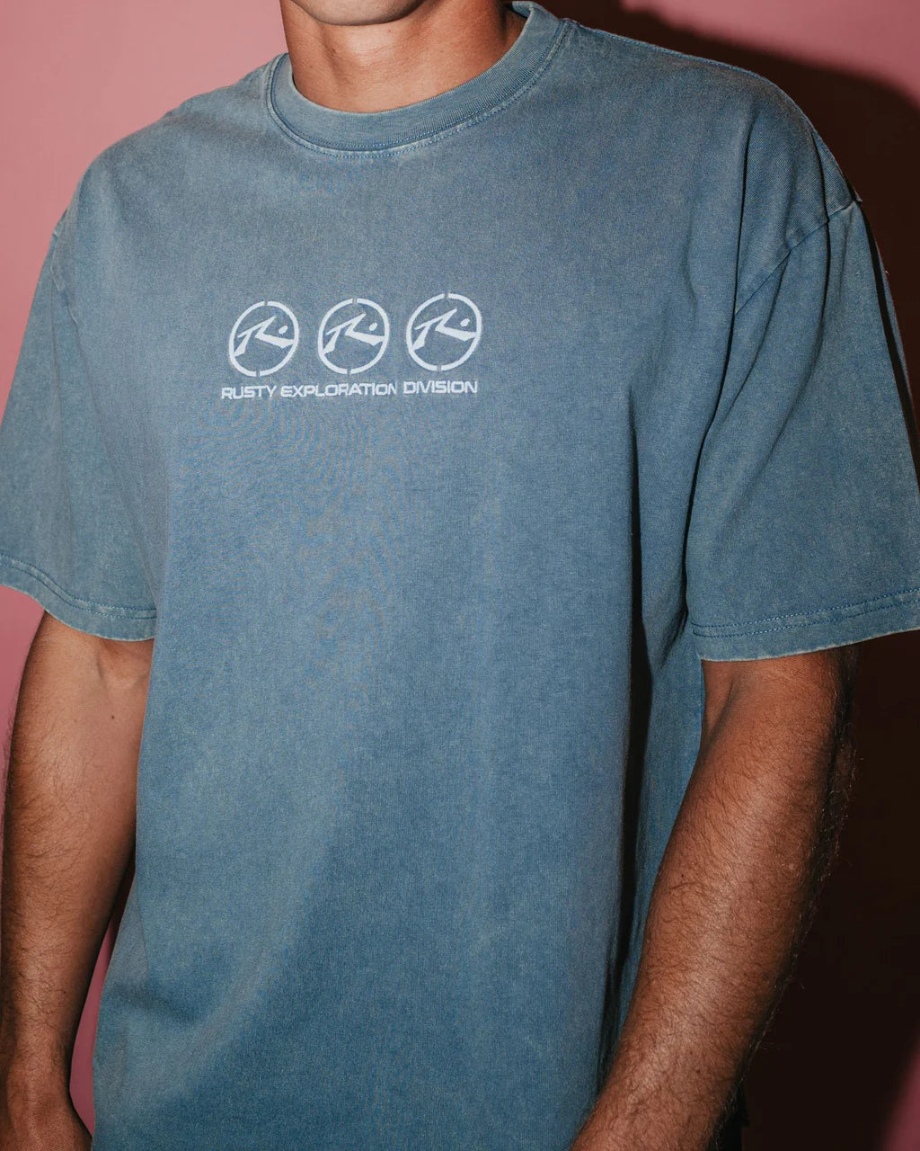 RUSTY MENS CRUSOE WASH SHORT SLEEVE TEE