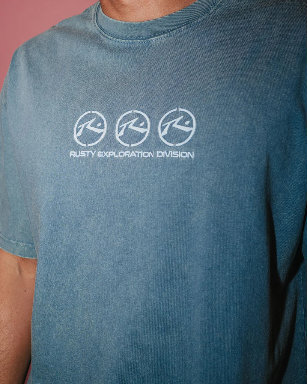 RUSTY MENS CRUSOE WASH SHORT SLEEVE TEE