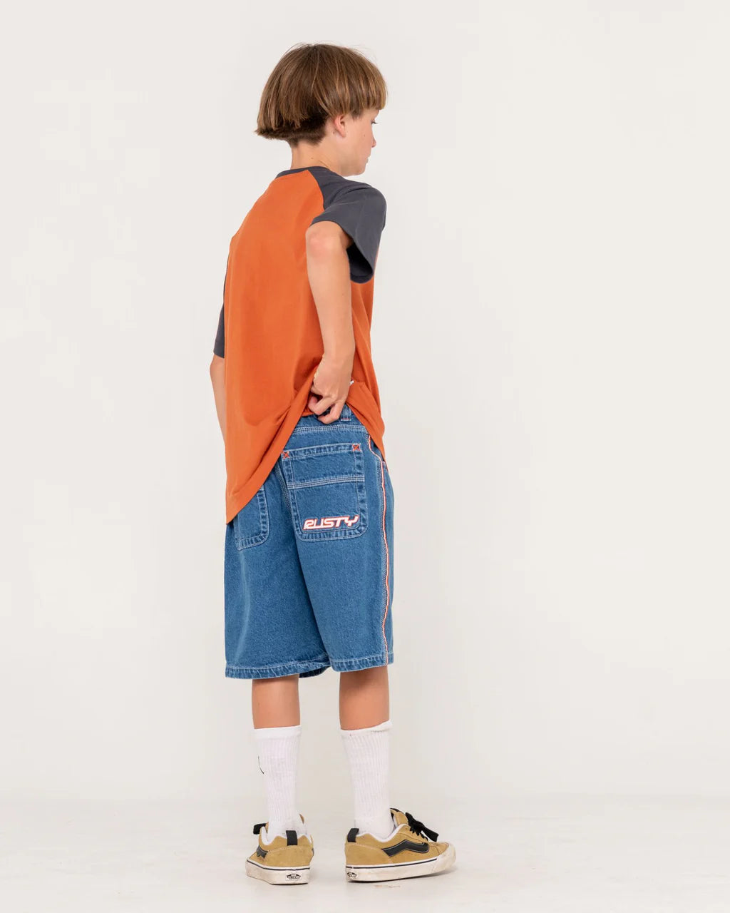 RUSTY FLIP DADDY TAPELESS JORT