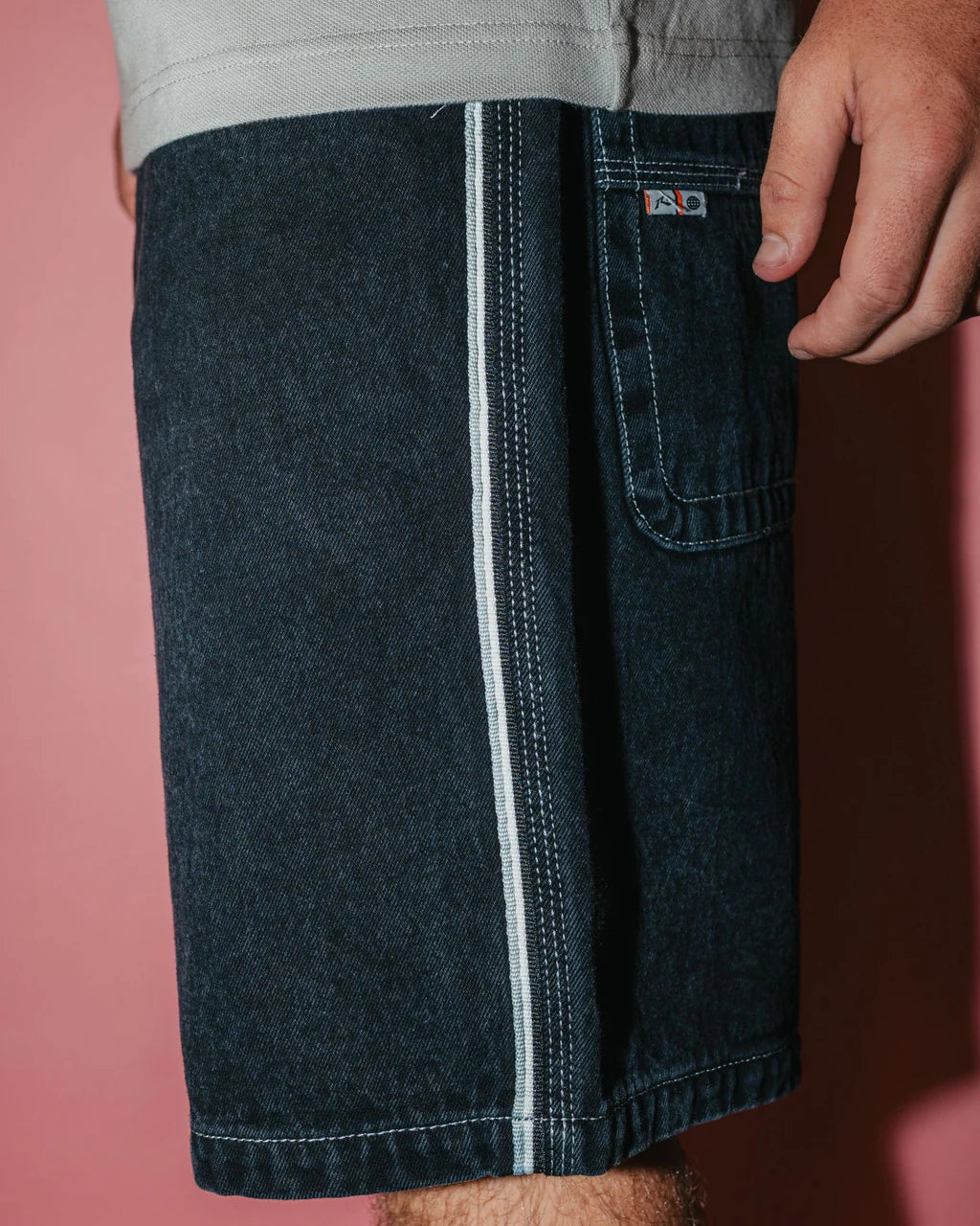 RUSTY FLIP DADDY 2.0 JORT BLACK OUT MEN