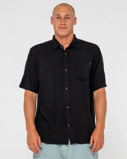 RUSTY RAZOR BLADE SHORT SLEEVE SHIRT MEN
