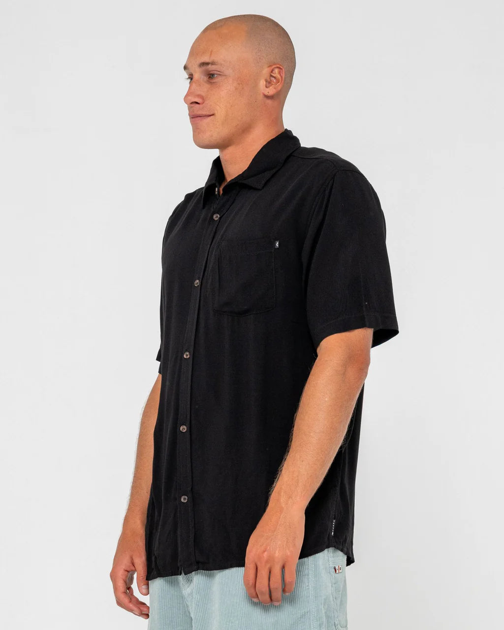 RUSTY RAZOR BLADE SHORT SLEEVE SHIRT MEN