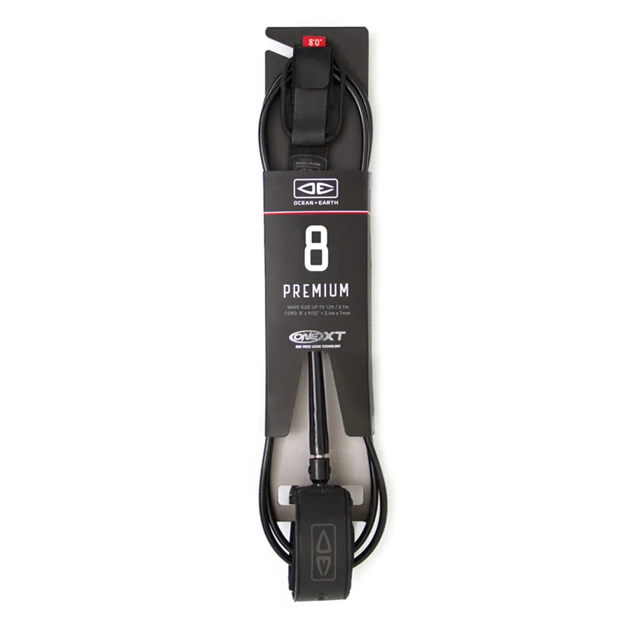 OCEAN + EARTH ONE XT PREMIUM SURFBOARD LEASH
