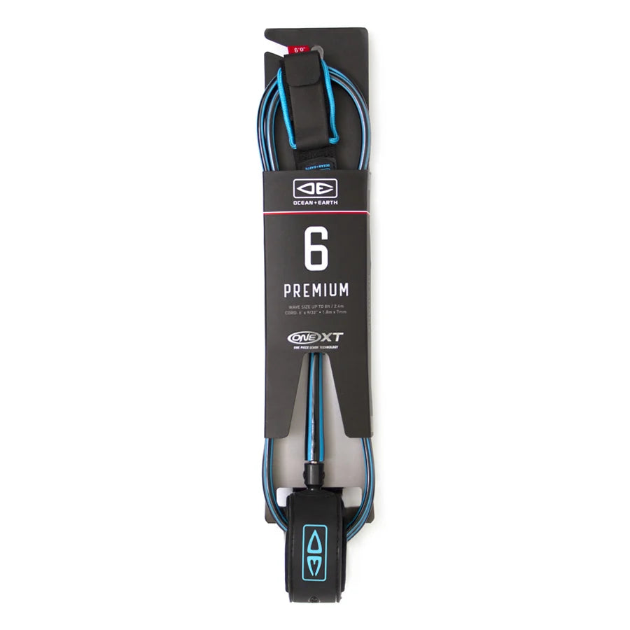 OCEAN + EARTH ONE XT PREMIUM SURFBOARD LEASH