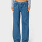 RUSTY FLIP MOMMY LOW RISE TAPELESS DENIM JEANS