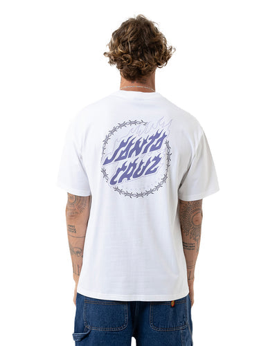 SANTA CRUZ WIRED FLAME DOT CENTRE TEE