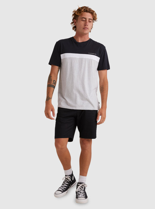 QUICKSILVER MENS TOPLINE PANEL TEE