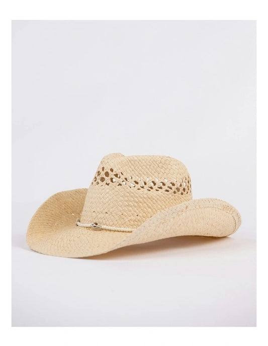 RUSTY HOWDY COWBOY STRAW HAT