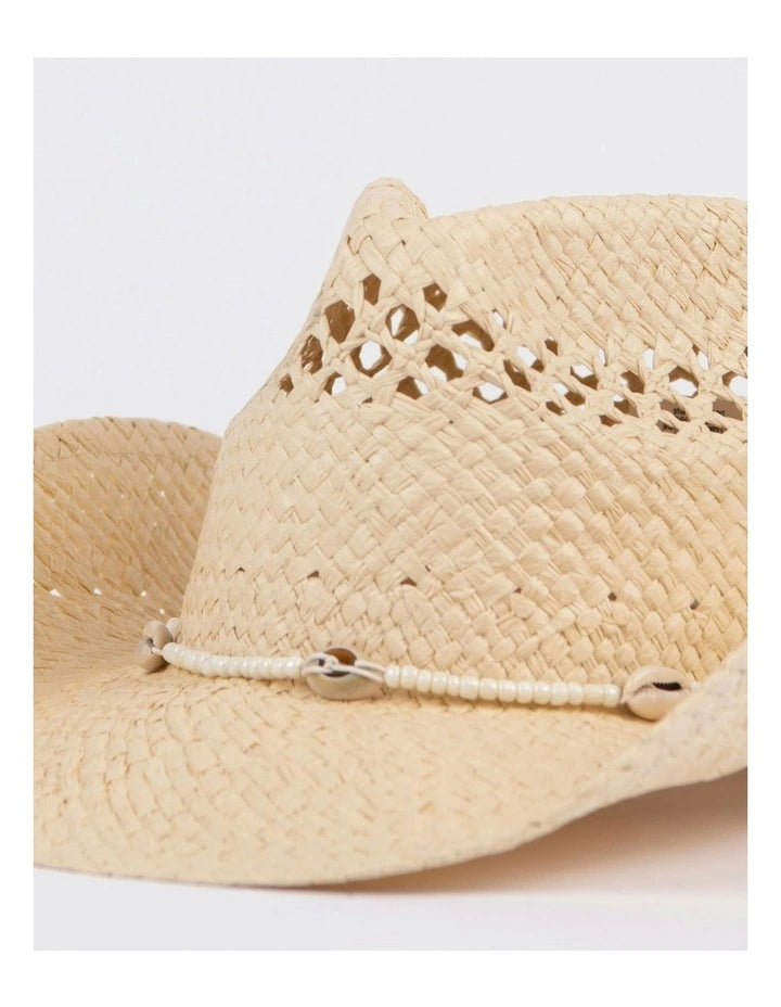 RUSTY HOWDY COWBOY STRAW HAT