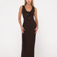 RUSTY VITA SHEER KNIT MAXI DRESS