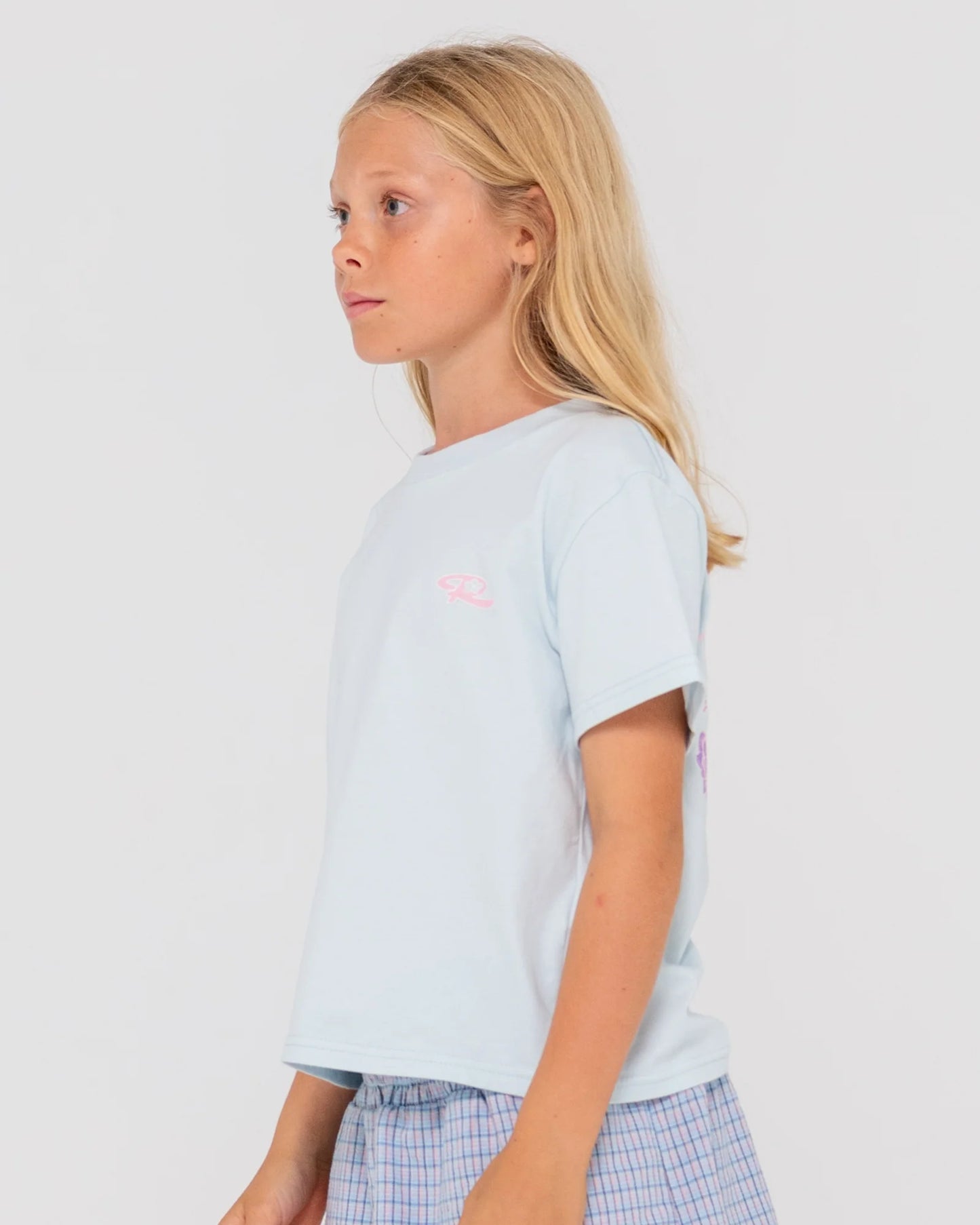 RUSTY HIBISCUS OVERSIZED TEE-GIRLS