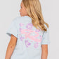 RUSTY HIBISCUS OVERSIZED TEE-GIRLS