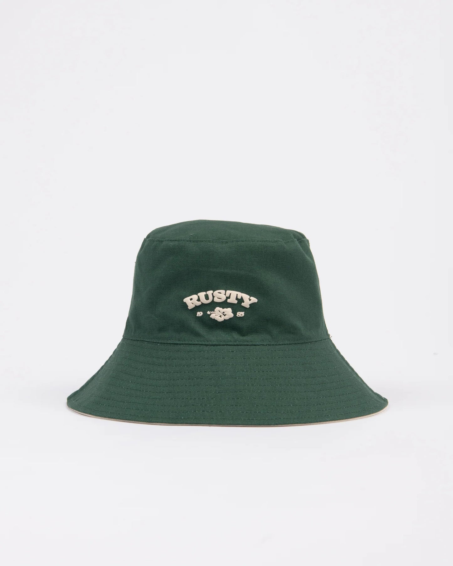 RUSTY ALOHA REVERSIBLE BUCKET HAT