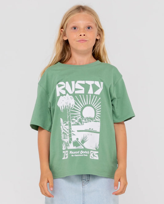 RUSTY BY THE BAY OVERSIZED TEE-GIRLS