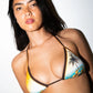 RUSTY CABANA CONTRAST MULTIWAY TRI BIKINI TOP