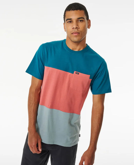 RIPCURL MENS DIVIDED TEE