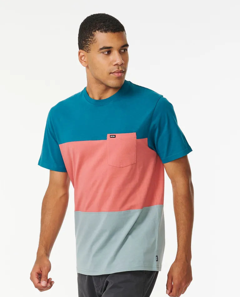 RIPCURL MENS DIVIDED TEE