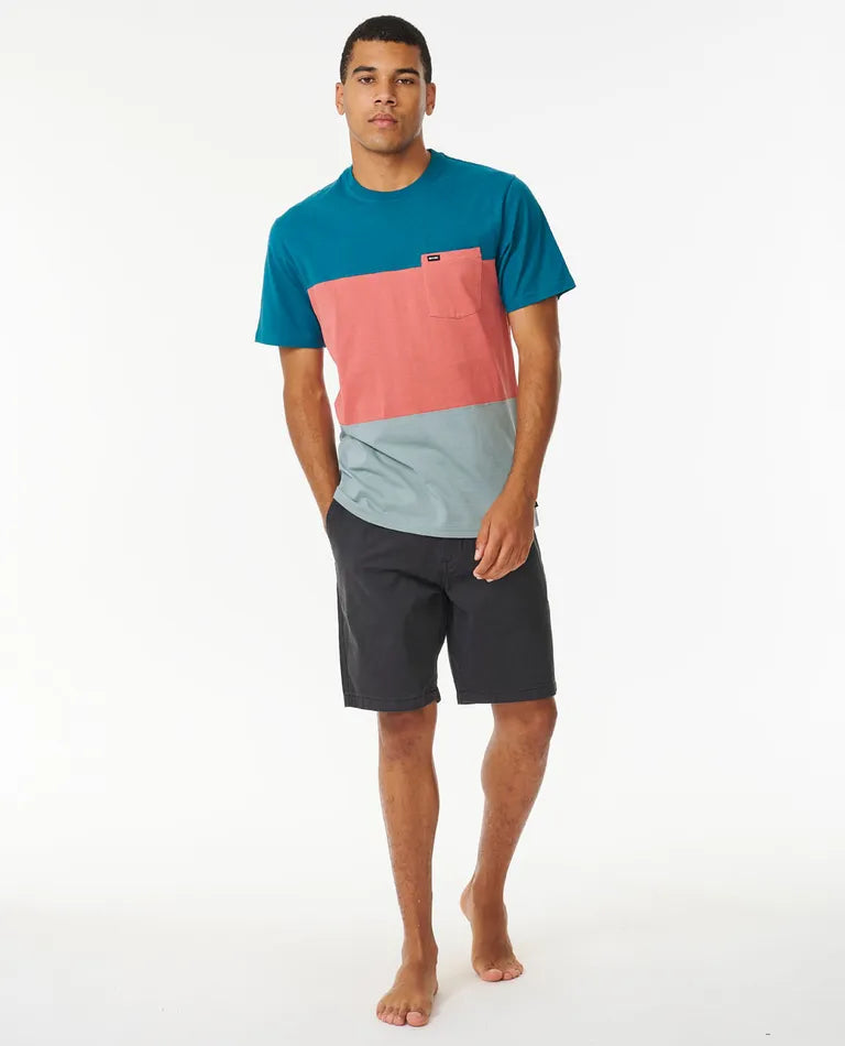 RIPCURL MENS DIVIDED TEE