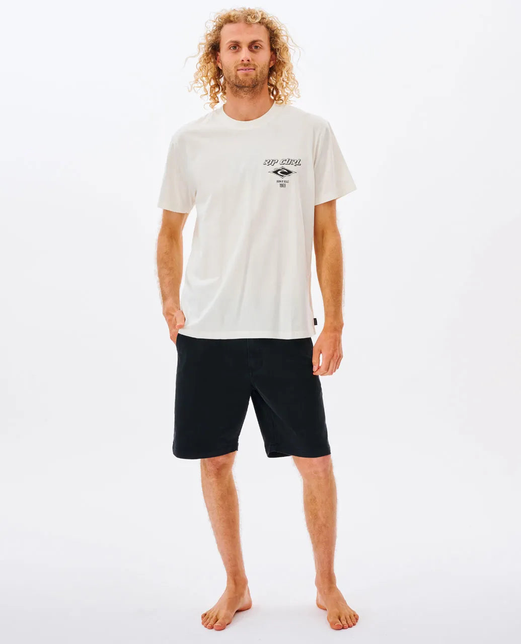 RIPCURL MENS FADE OUT ICON TEE