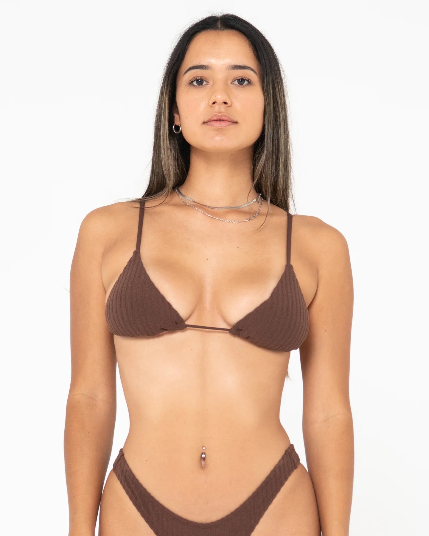 RUSTY LUCKY TRIANGLE BIKINI TOP