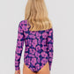 RUSTY HIBISCUS LONG SLEEVE ONE PIECE-GIRLS