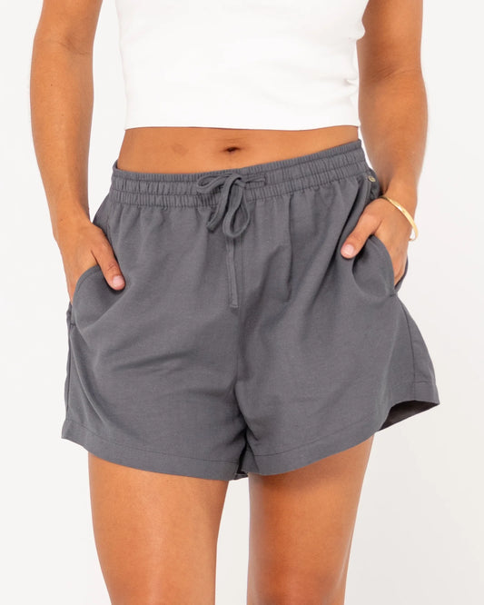 RUSTY ALANNAH LOUNGE LINEN SHORT