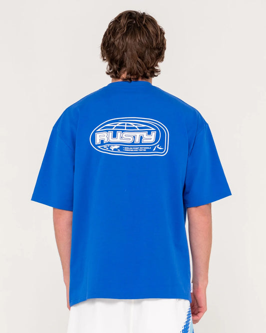 RUSTY OUTER THERE SHORT SLEEVE HEAVY TEE