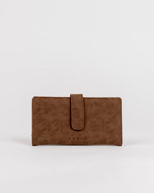 RUSTY BOBBI SUEDE FLAP WALLET