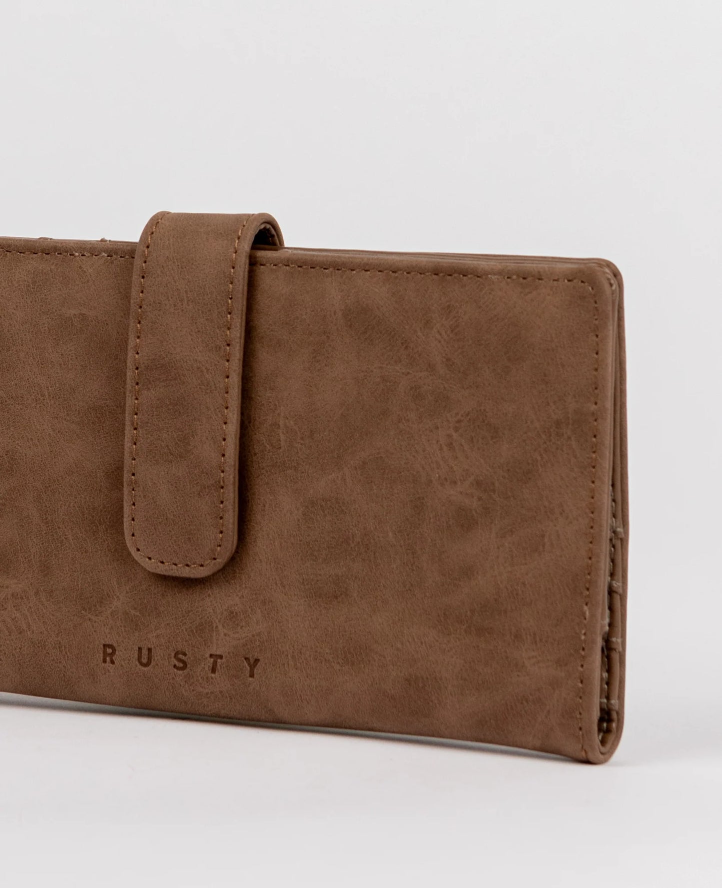 RUSTY BOBBI SUEDE FLAP WALLET