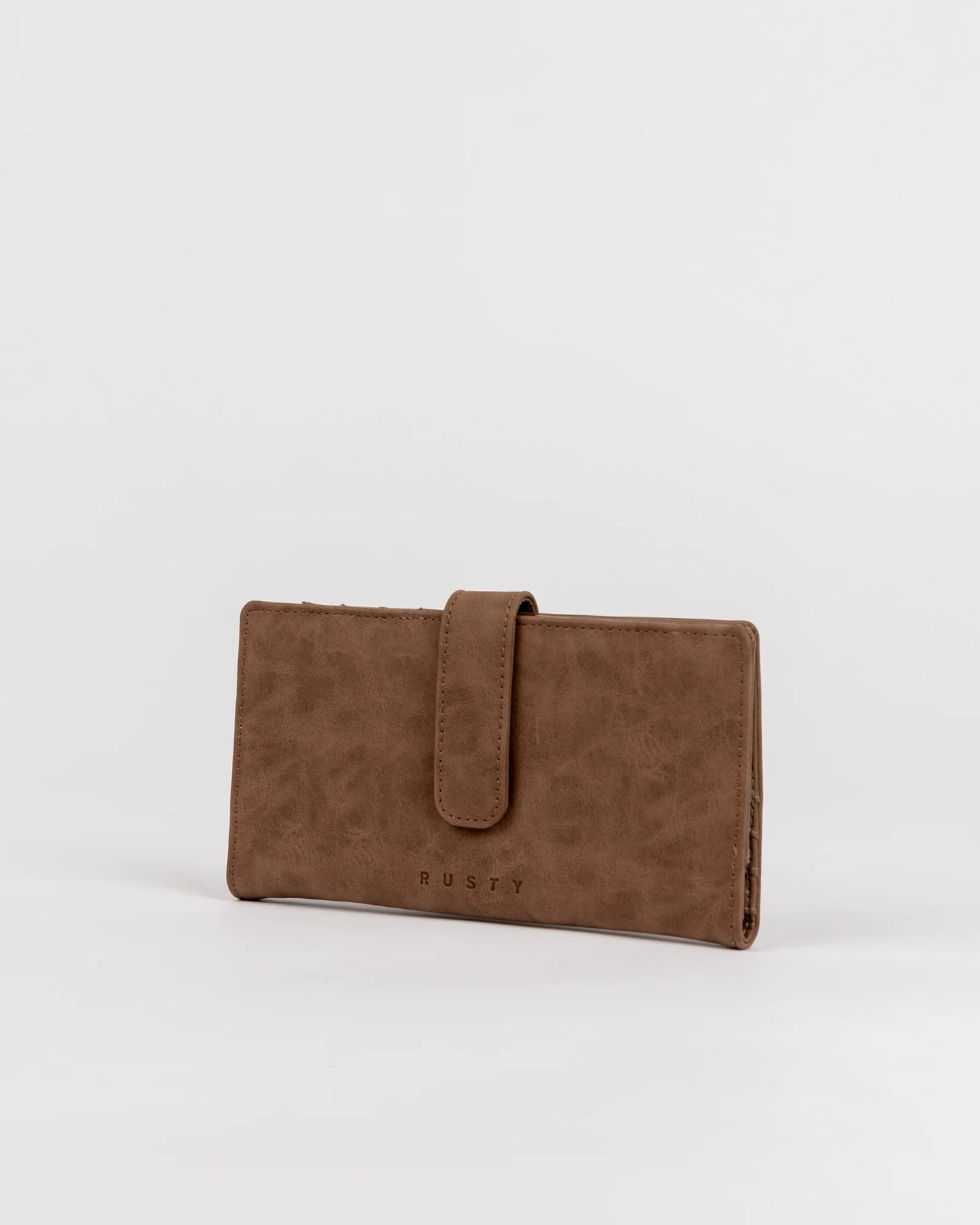 RUSTY BOBBI SUEDE FLAP WALLET