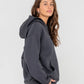 RUSTY ESSENTIALS OVERSIZED HOODED FLEECE WOMEN
