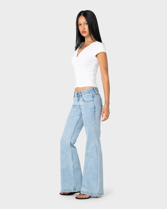 RUSTY FREIDA FLARE LOW RISE JEANS 2.0