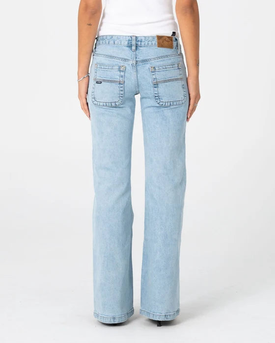 RUSTY FREIDA FLARE LOW RISE JEANS 2.0